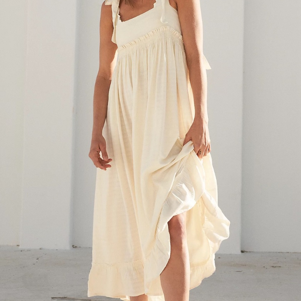 Free People Gretchen Pinafore Dress